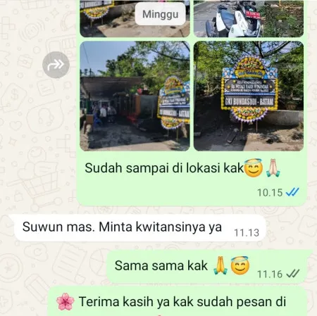 Pengiriman Papan Bunga Duka Sukanegara Pontang