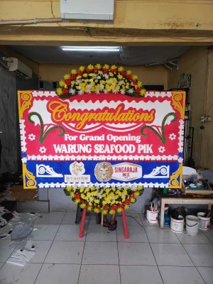 Papan Bunga di Sukanegara Pontang