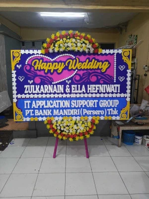 Papan Bunga di Sukanegara Pontang