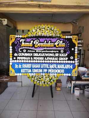 Papan Bunga di Sukanegara Pontang